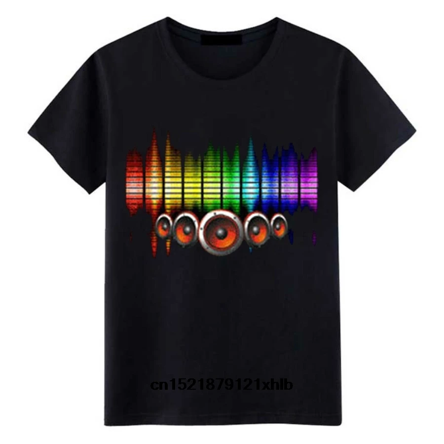 

Men's t shirt hot fashion disco music DJ print men's clothing