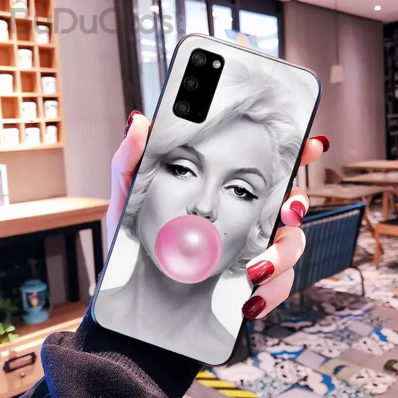 

Marilyn Monroe sexy Phone Case for Samsung S20 plus Ultra S6 S7 edge S8 S9 plus S10-5G lite 2020 S10E