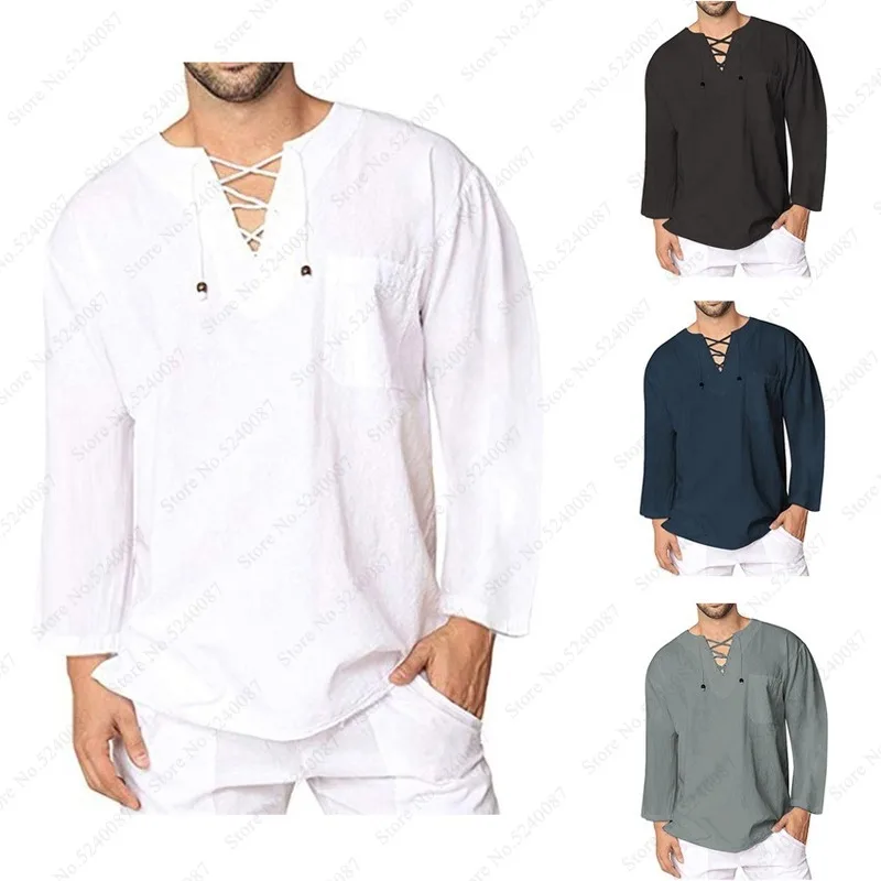 Мужская средневековая одежда свободная блузка Саудовская Аравия бандажные