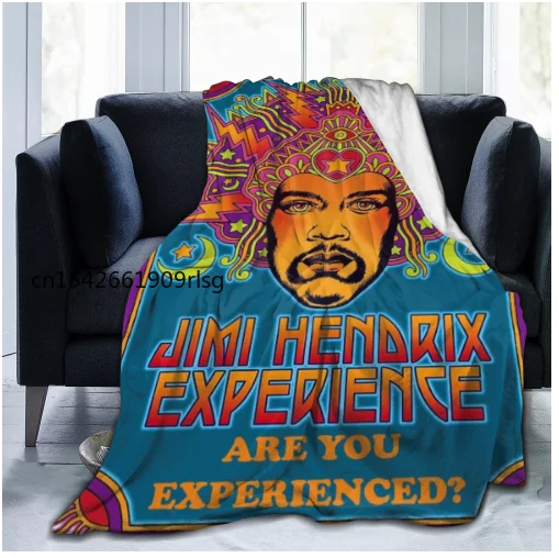 

Ультрамягкое Флисовое одеяло Jimi Hendrix, фланелевое одеяло для дивана, гостиной