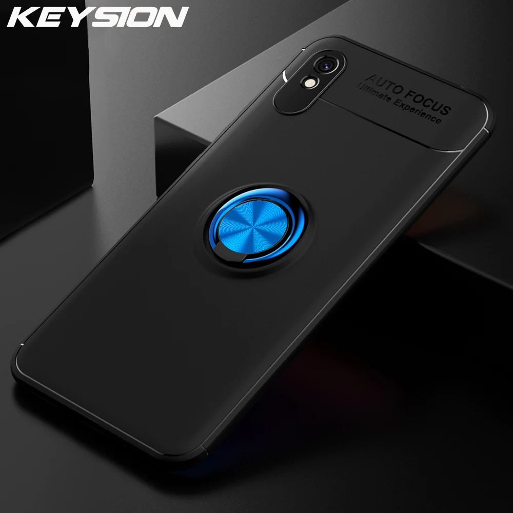 KEYSION противоударный чехол для Redmi 9A 9C 9 мягкий силиконовый магнитный