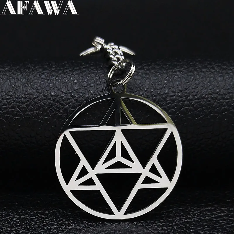 Модный медный брелок Merkaba 8 сезонов 2021 из нержавеющей стали для медитации женщин