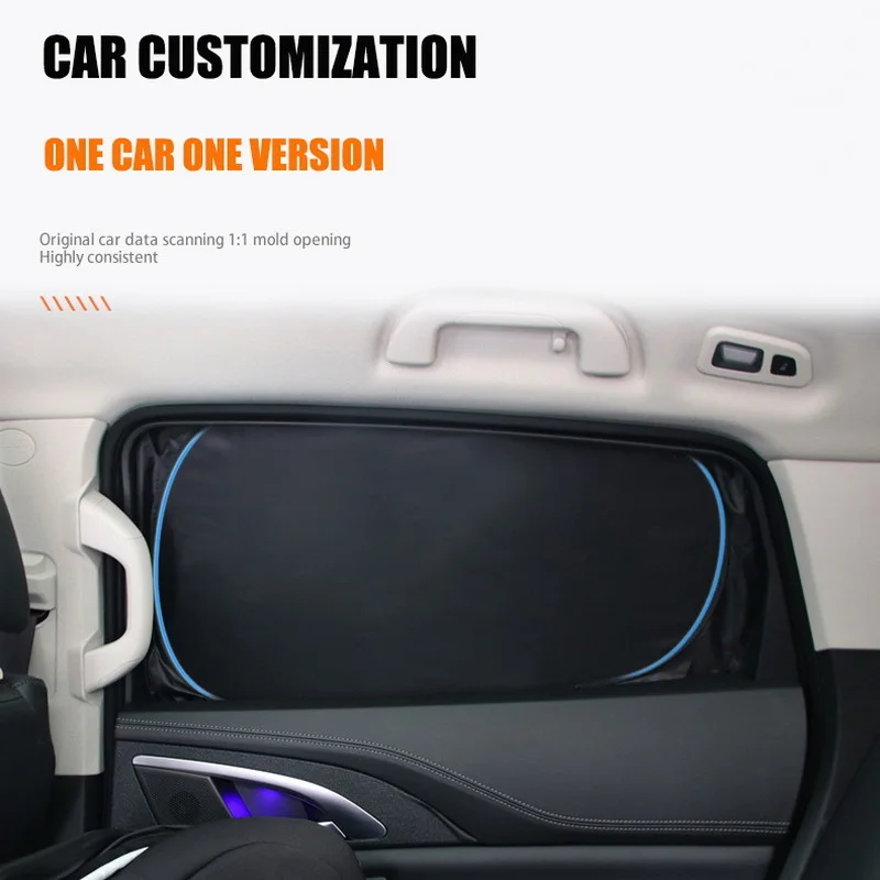Privacy Sun Shade for Tesla Model 3 Y S X Custom-Fit Car Side Window Sunshade Blind Shading Camping Hiking Rest Accessories |