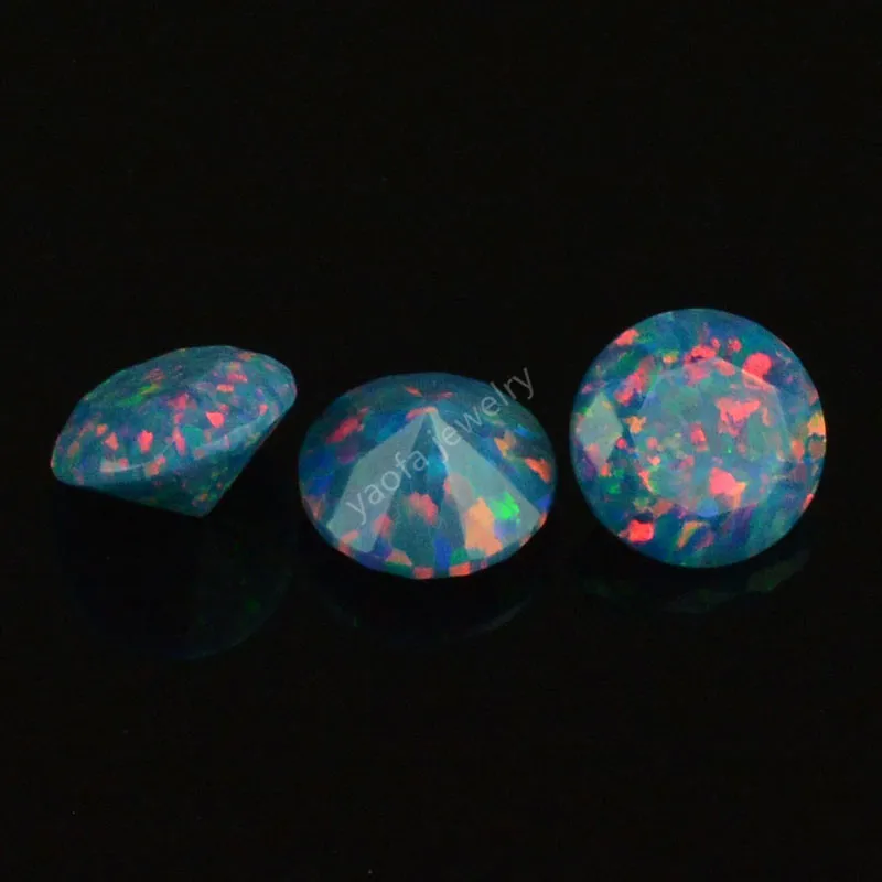 Синтетический Опал для изготовления ювелирных изделий 20 шт./лот 78 цветов 2-8 мм OP38 |