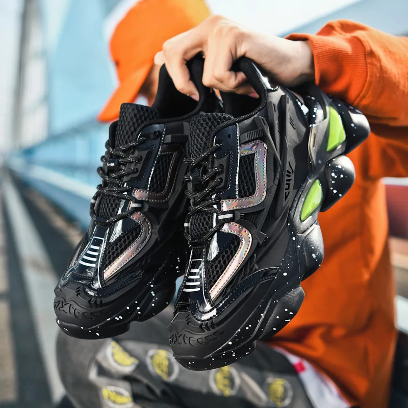 

Platform Shoes Sneakers Light Running Shoes Luxury Brand Designer Men's Casual Fashion Comfortable Ventilation Flat Trend