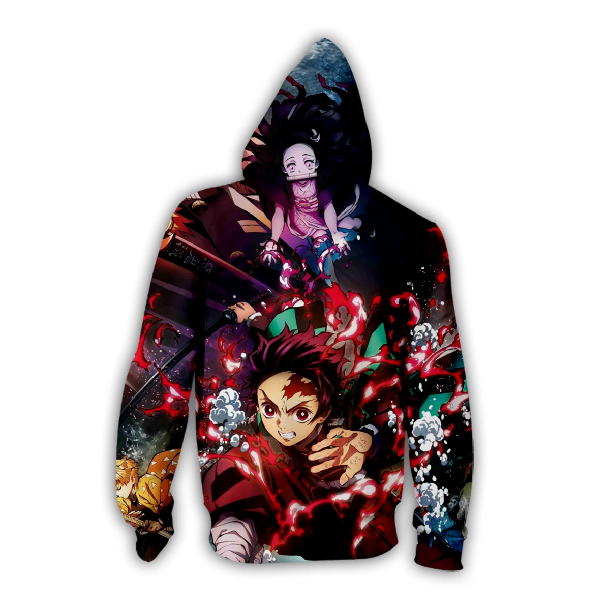

Fashion Demon Slayer hoodies 3D printed Sweatshirt Hoodie Harajuku Autumn Streetwear women foe men Casual Tracksuit style-3
