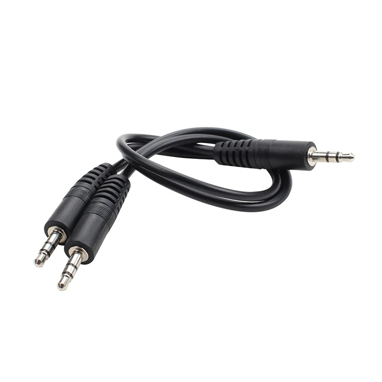 Кабель 3 5 мм двойной аудио разъем аудиоразъем AUX Y кабель штекер стерео со