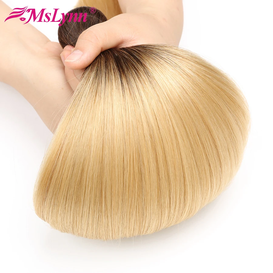 С эффектом деграде (переход от темного к светлому) пряди 1B 613 светлые прямые