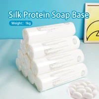 1kg soap base content silk protein for soap making raw materials melt and pour soap diy handmade craft pure natural hot soap