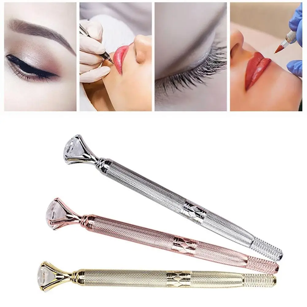 Профессиональный ручной Перманентный карандаш для татуажа бровей и губ стразы