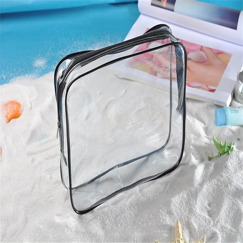 Женская прозрачная косметичка Новое поступление дорожная сумка тоут на молнии