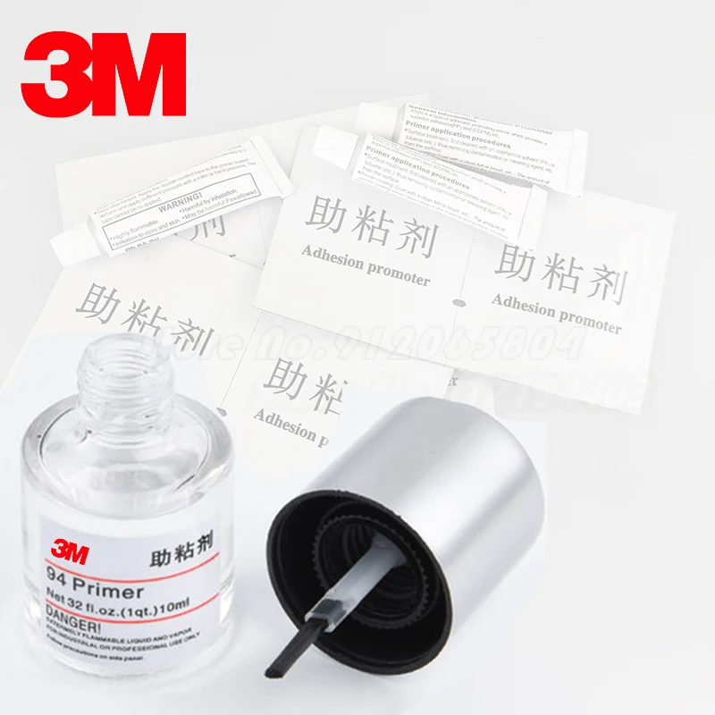 Супер клей Strong 3M 94 Adhesive Adhesion Promoter Super Bonder 10 мл, акриловая пена, двухсторонняя лента, грунтовка для автомобильных аксессуаров на дом.