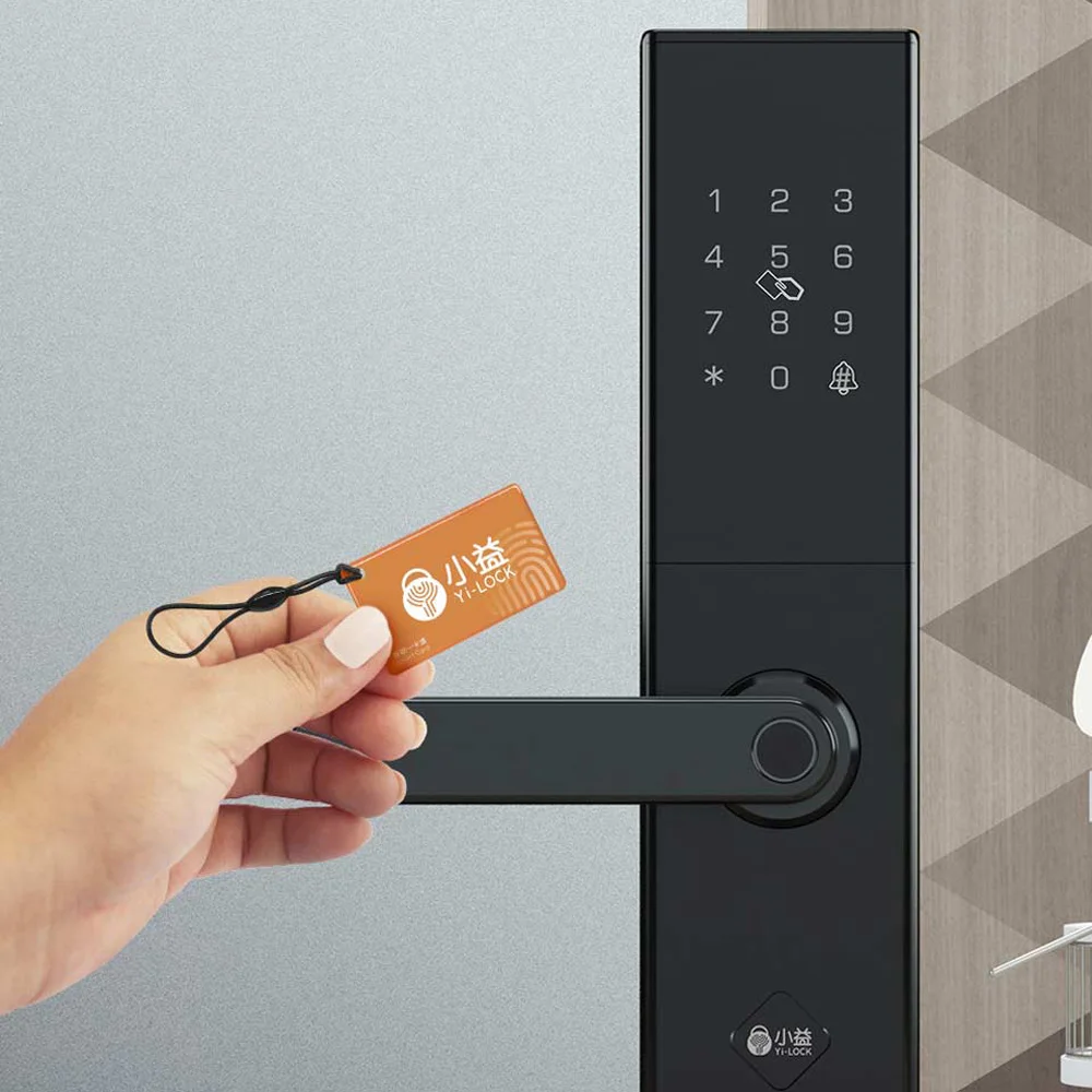 Yi-LOCK биометрический дверной замок отпечатков пальцев интеллектуальный электронный замок отпечатков пальцев \ пароль \ Bluetooth \ RFID \ приложение дистанционного разблокирования