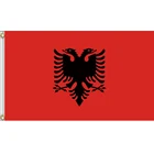 Флаг Албании баннер страны мира Албании 3x5 футов 150x90 см полиэстер