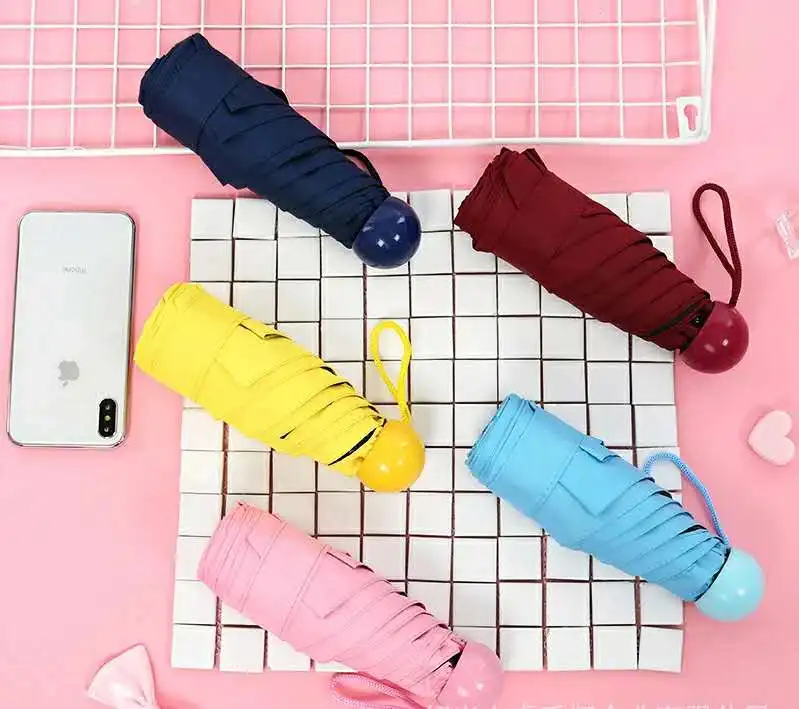 Складной зонт для дождливой погоды женский подарок мужской мини Карманный Зонт