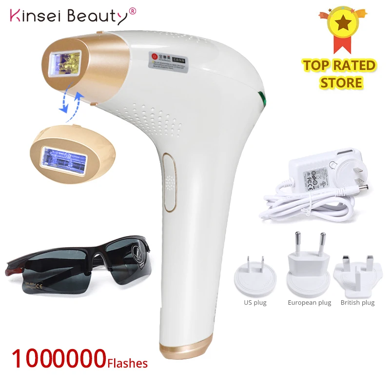 Kinseibeauty IPL лазерная Машинка для удаления волос, лазерный эпилятор, эпилятор для удаления волос, триммер для постоянного бикини, электрический эпилятор, лазер