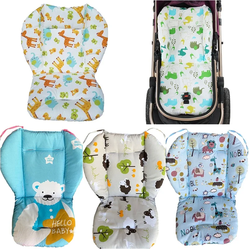 

Cotton Baby Stroller Cushion Highchair Cushions Dining Chair Pad for Kids Infant Pushchair Mats Universal Stroller Accessories