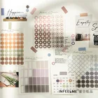 3 листаупаковка, бумажные наклейки в горошек