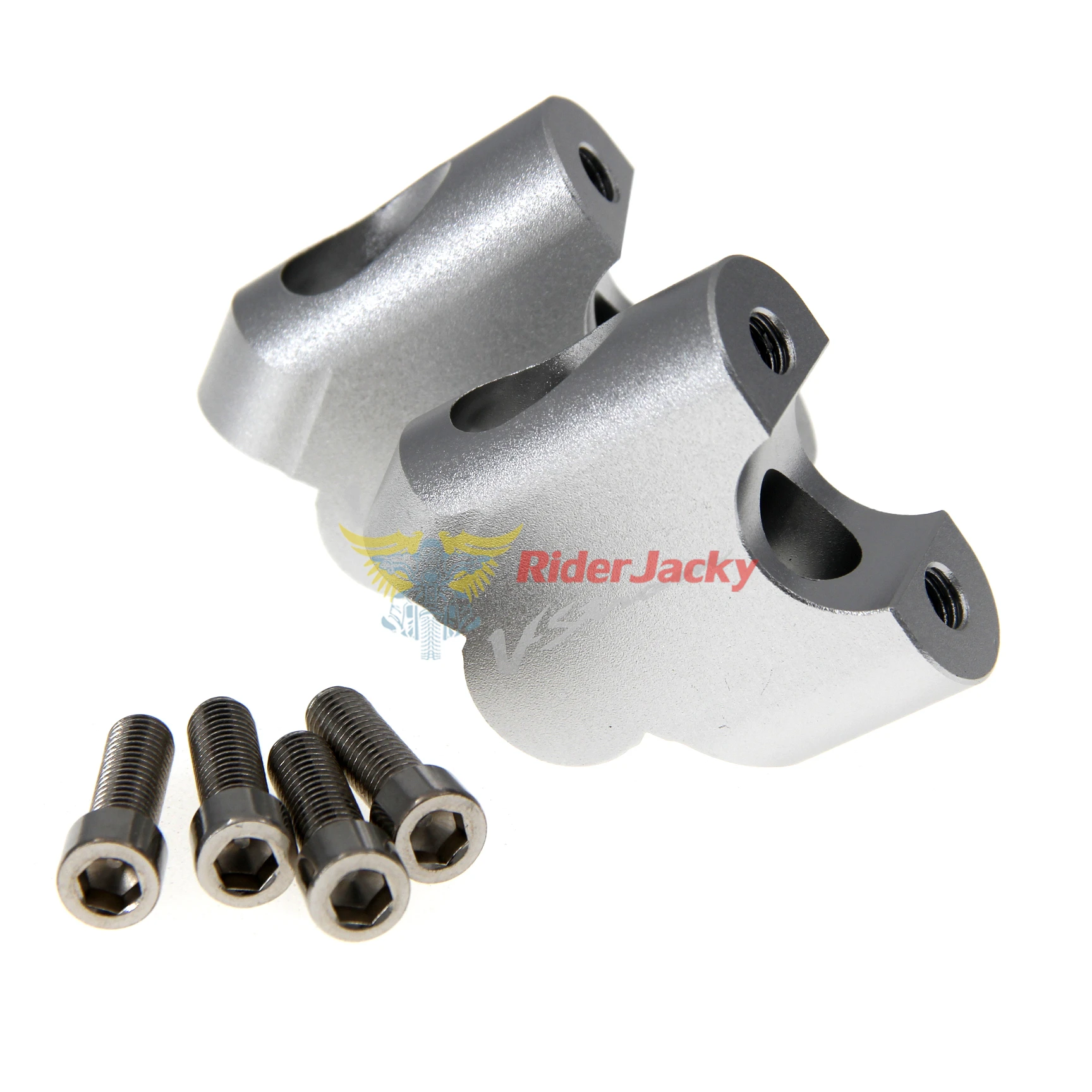laser Logo VSTROM For Suzuki DL 650 V-STROM DL650 2004-2012 2009 2010 2011 Motorcycle Handlebar Riser Up Backs Moves Bracket Kit