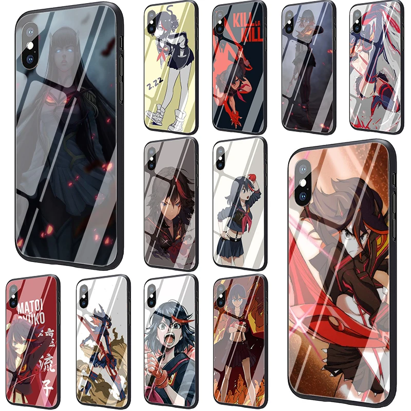 Аниме Kill La чехол для телефона из закаленного стекла iphone 5 5S SE 2020 6 6S 7 8 Plus X XR XS 11 pro Max |