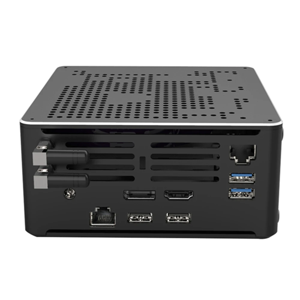 2020 Новый мини ПК Intel Core i5 i7 i9 9880H 2 Lans Windows 10 * DDR4 64 Гб M.2 PCIE Micro компьютер 4K HTPC DP HDMI|Мини