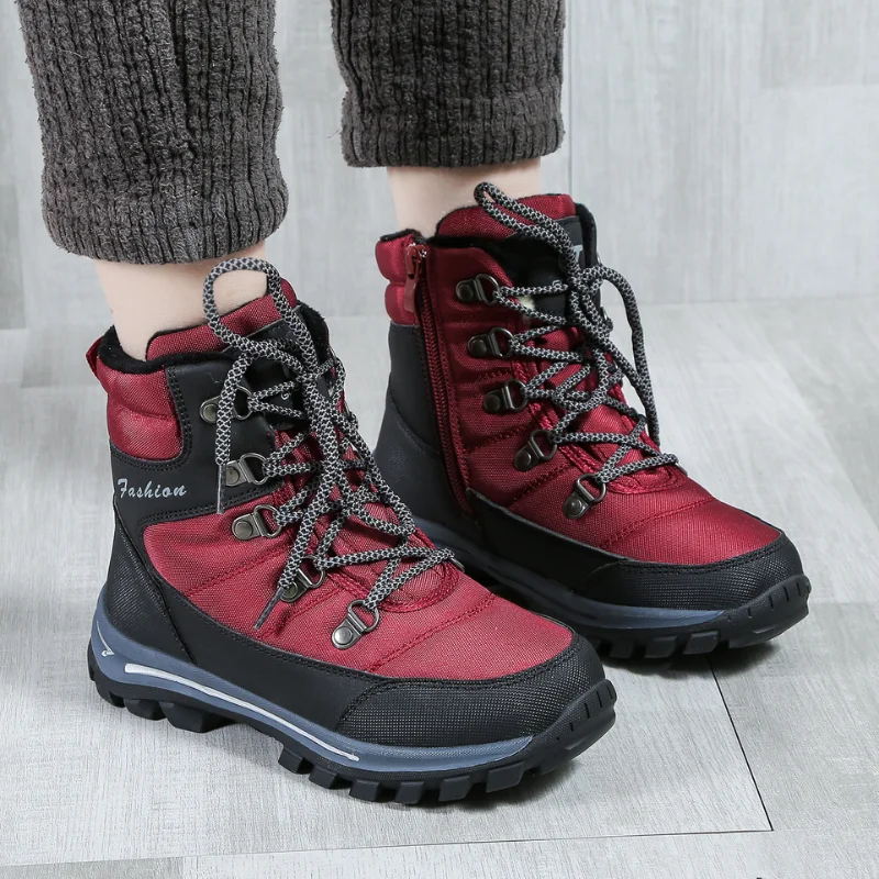 Сапоги для мальчиков и девочек Clibee зимние до середины икры водонепроницаемые с