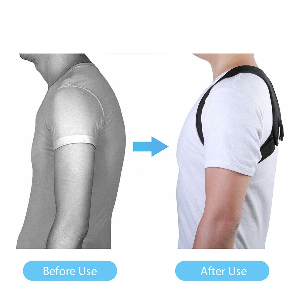 Регулируемый Поясничный Корректор осанки поддерживающий пояс для ключицы