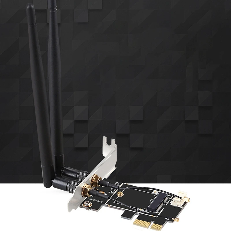 PCI-E X1 на M.2 NGFF E-Key Wi-Fi беспроводной сетевой адаптер преобразователь карты с Bluetooth
