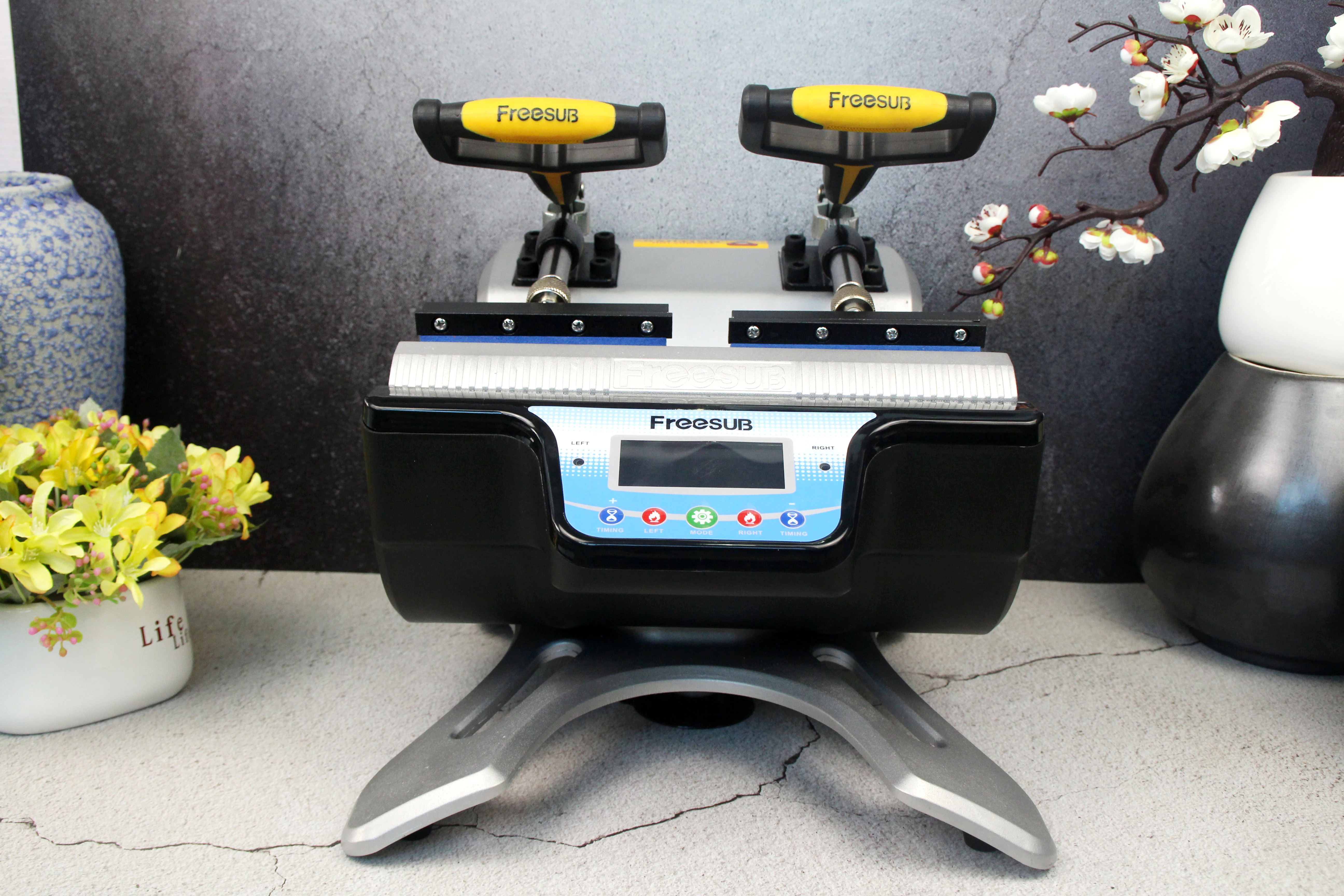 Горячая Распродажа машина для сублимации кружек с двойной станцией термопресс