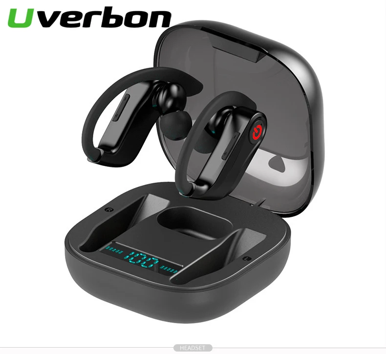 TWS Q62 Bluetooth V5.0 наушники спортивные с шумоподавлением беспроводные вкладыши