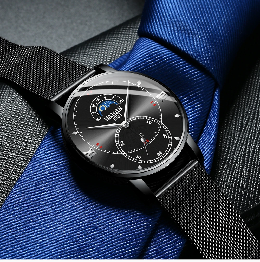 Reloj Hombre 2019 HAIQIN мужские часы модные брендовые Роскошные спортивные военные