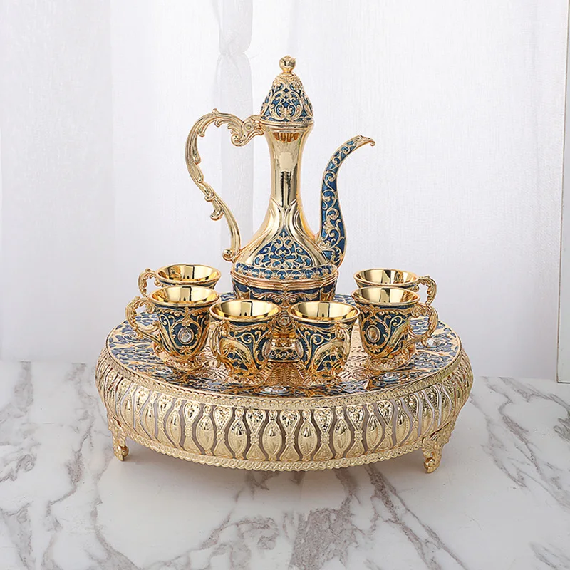 

Новинка, средний дозатор для вина с утконосом, домашний набор поильников, Золотая и серебряная посуда, настольное искусство, декор для стола...