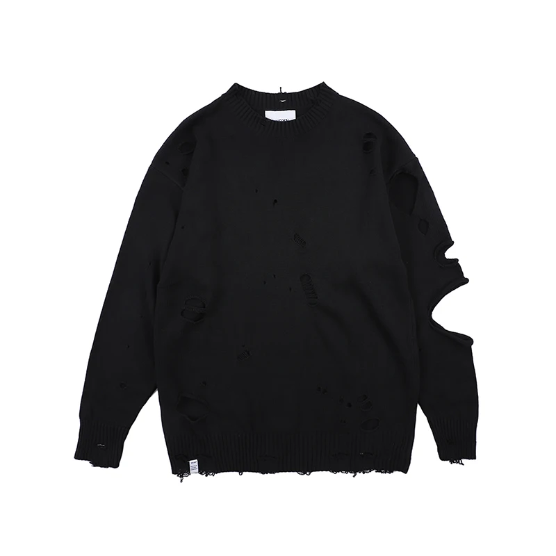 Мужской пуловер Fenguilai сезона осень-зима 2019 мужской модный Свободный вязаный с