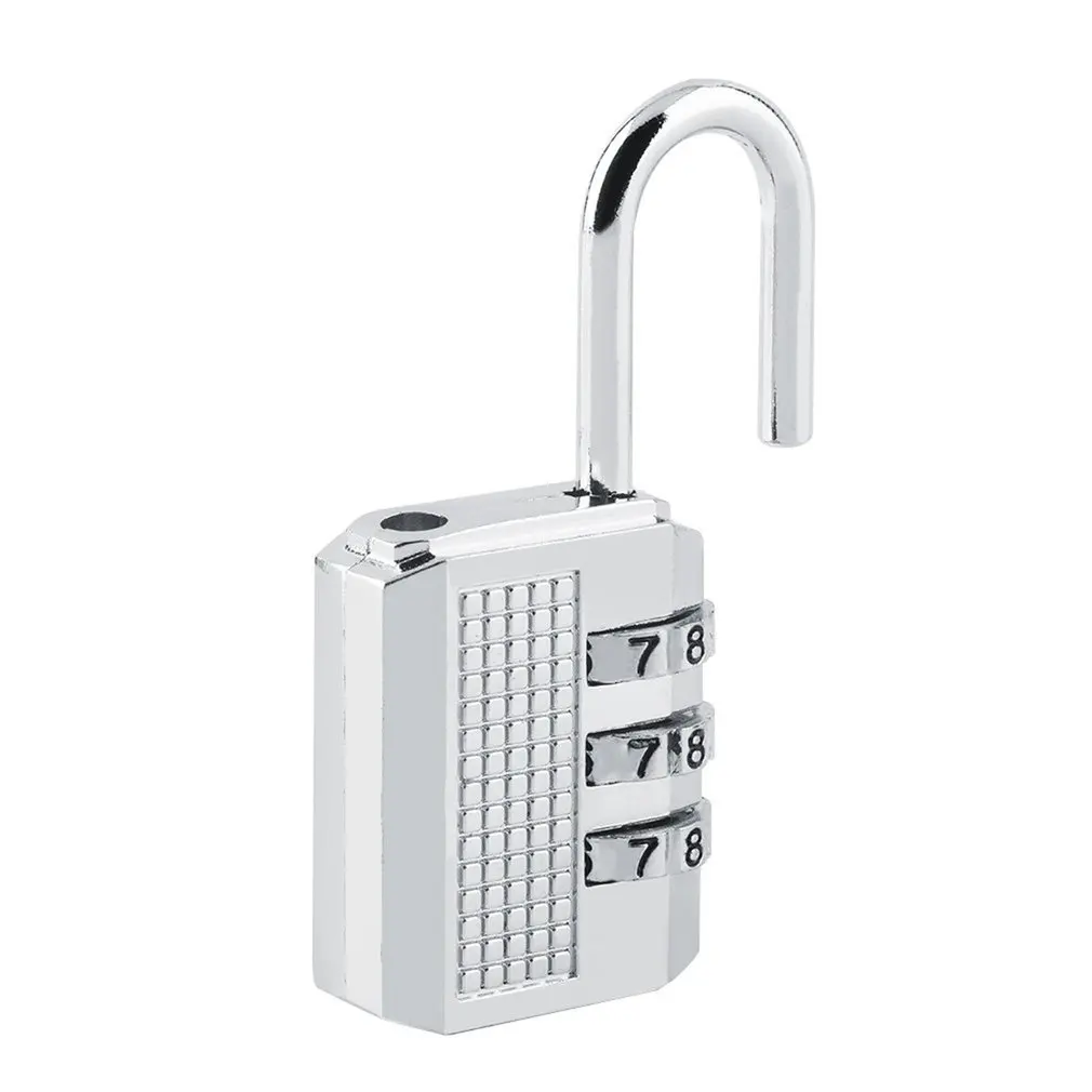 Top Safety Steel 3/4 Dial Combination Padlock Locker Door Toolbox Luggage Suitcase Lock Keep Your Property Safe |