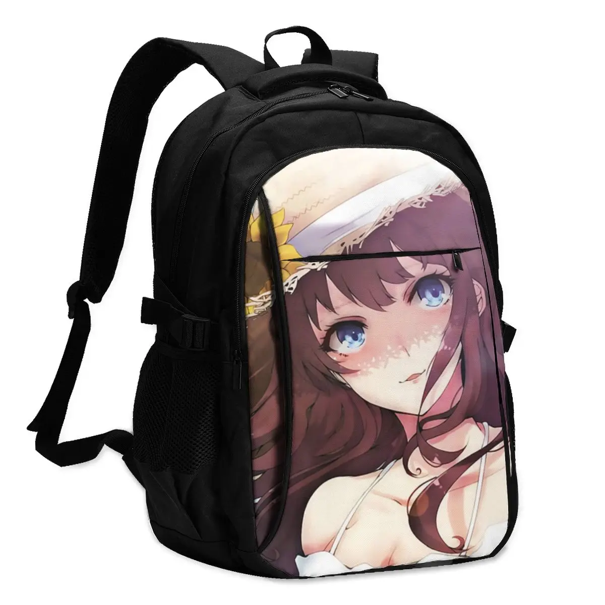 

Большие современные рюкзаки Idolmaster с USB-зарядкой, дорожные Молодежные сумки