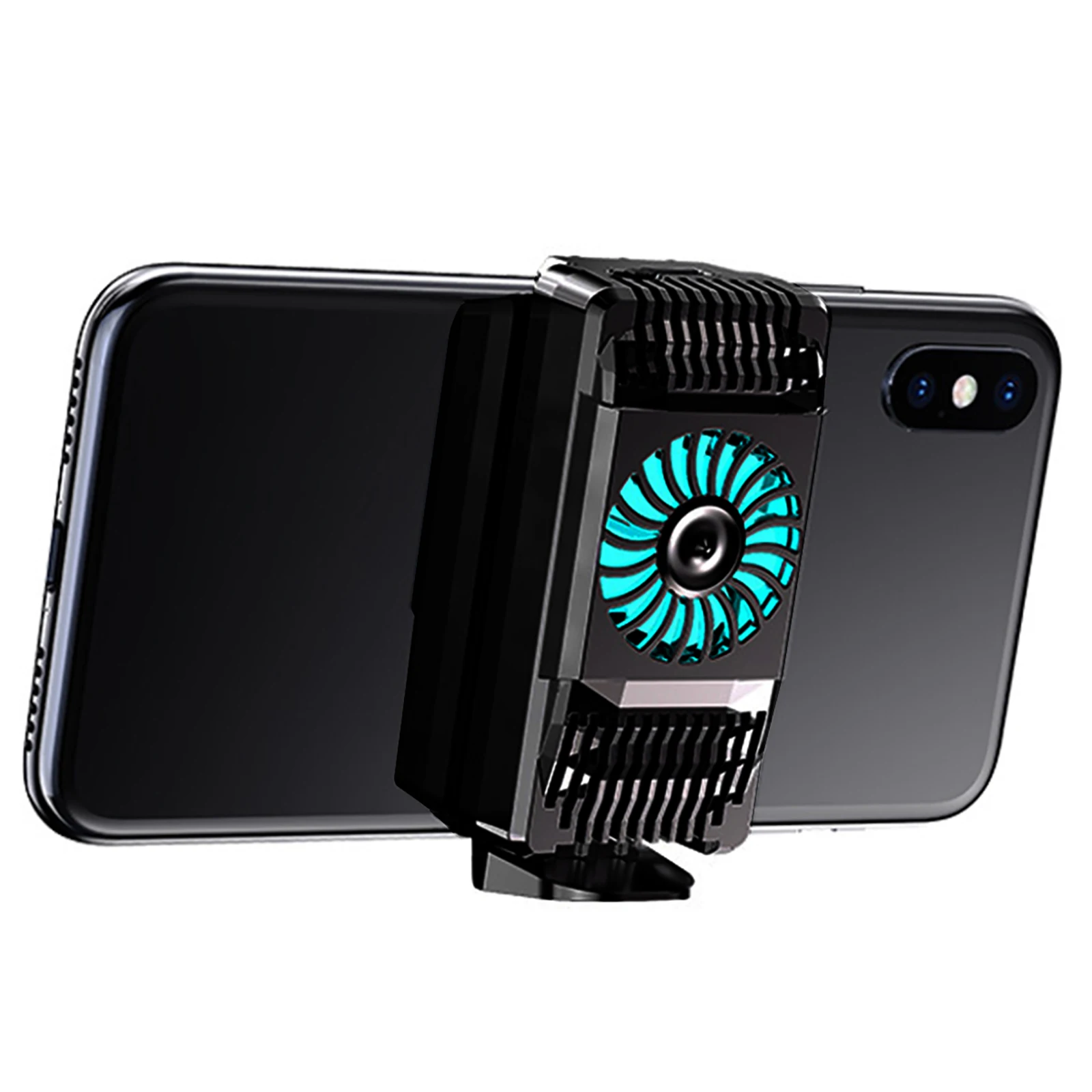 

Mobile Phone Radiator Cellphone Cooler Portable Adjustable Semiconductor Fast Cooling Fan For 67mm-79mm wide Mobile Phones