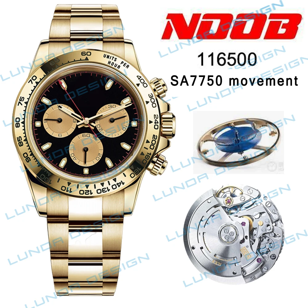 

Automatic Mechanical Men's Watch Day 116500 Noob 904L Stainless Steel 7750 Movement 1:1 Best Version Chronograph