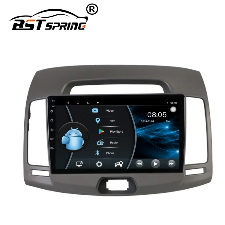 

bosstar 9 inch Android Auto Radio GPS Navigation System for Hyundai Elantra 2008-2011 Car DVD Multimedia Player 4GB RAM 64GB ROM