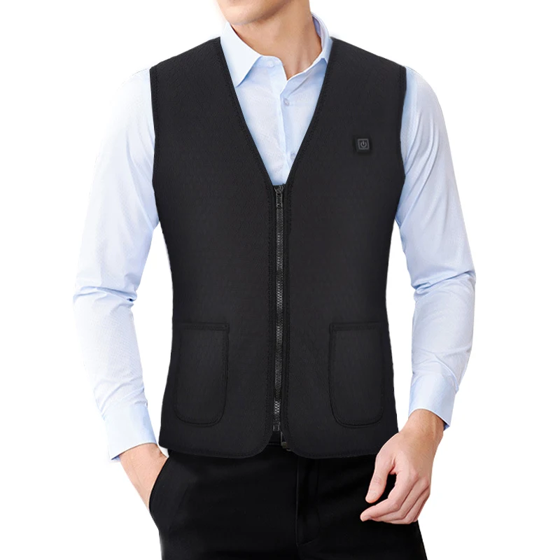 Fashion Men Women Electric Heated Vest Heating Waistcoat Warm Winter Jacket Outdoor USB Heater | Спорт и развлечения
