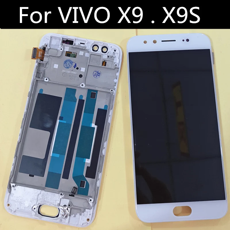 ЖК-дисплей для VIVO X9 X9S сенсорный экран с рамкой и дигитайзером в сборе Сменные