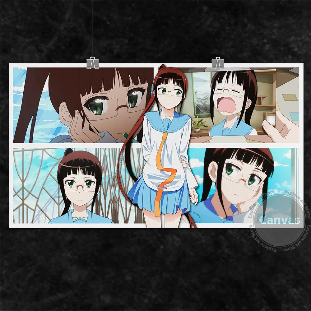 Аниме Nisekoi, холст, картины для украшения манги, постеры, HD печать, настенное искусство, модульная гостиная