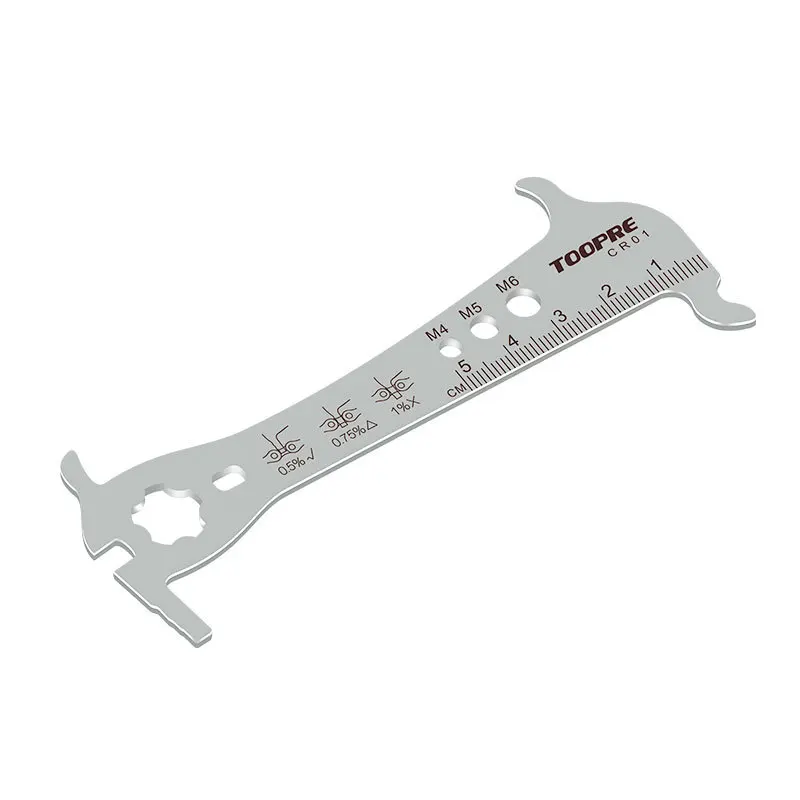 

Mountain Bike Chain Measuring Ruler Wear Measuring Device Measuring Chain Ruler Caliper Inspection Tool Bicycle Repair Tools