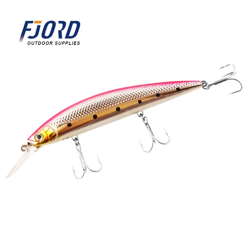 Качество 5 шт. 110 мм 37 г Minnow лазер жесткий Профессиональный морской воды SwimBait искусственные приманки оборудованные крючки Тонущая Рыбалка