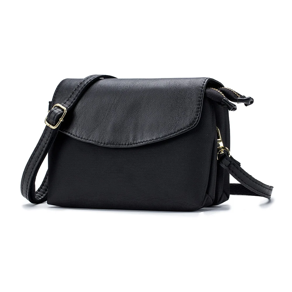 

Women' s Genuine Leather Bag Large Capacity Luxury Casual Crossbody Shoulder Handbag Female Multifunctional Zipper Messenger Bag