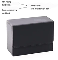 high quality four corner screws psa rating card brick storage box card case deck box for mtgtcg ptcgpkm trading cards