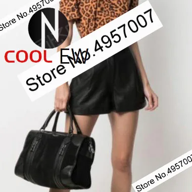 

Ladies Mini/Bigger Black Handbag With Wings Patchwork Decoration Zipper Bag - Women Barrel Shaped Bag On Sale