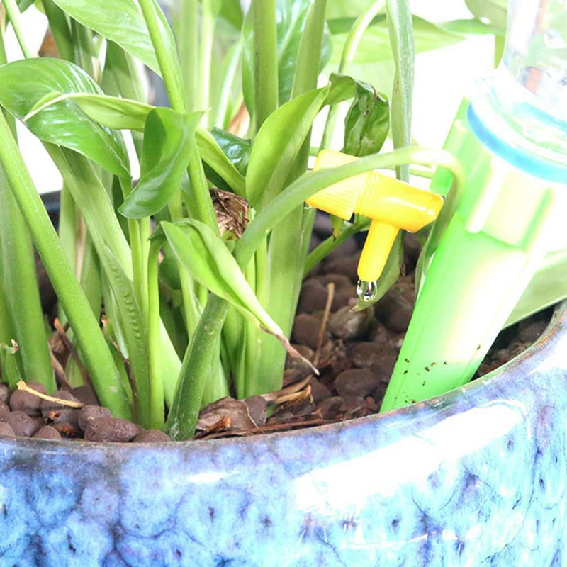 Automatic Plant Water Seepage Organ Drop Dawdler Valve Adjust Flower Self Watering Spikes Stakes Irrigation System | Дом и сад