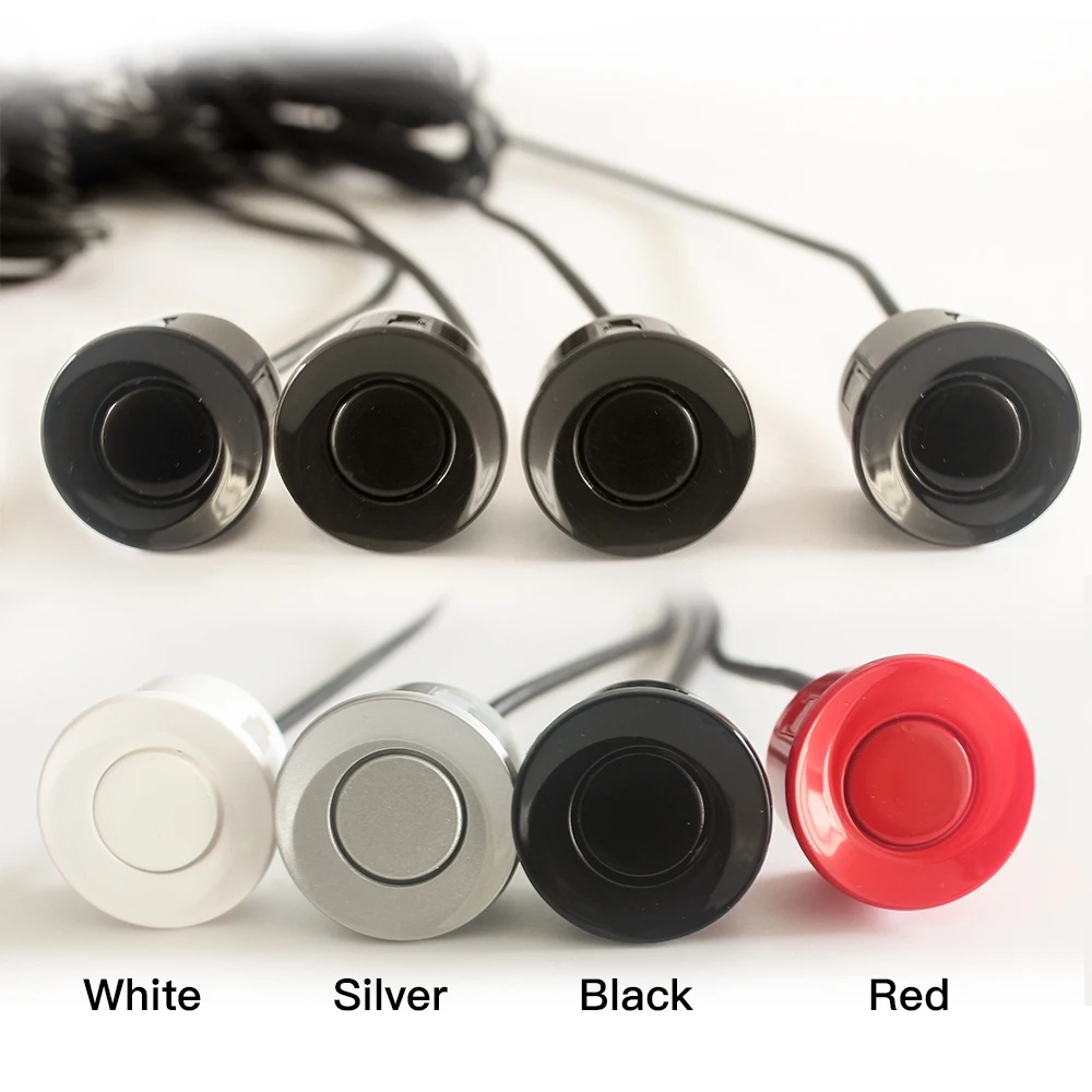 Автомобильный радар заднего хода 12 В 4 чистых зуммера система парковочных