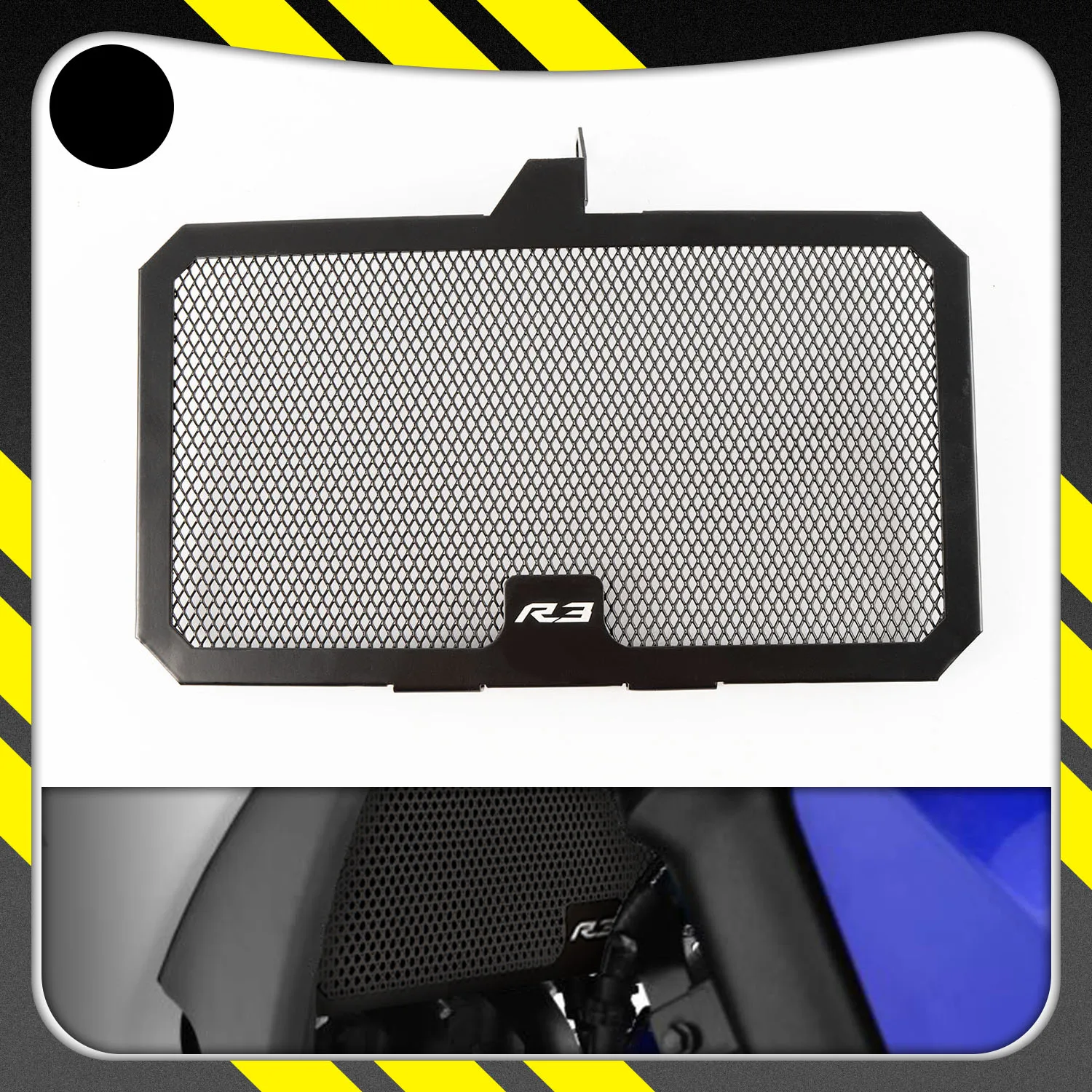 

For Yamaha YZF-R3 YZF R3 Motorcycle Radiator Guard Grille Guard Cover Protector