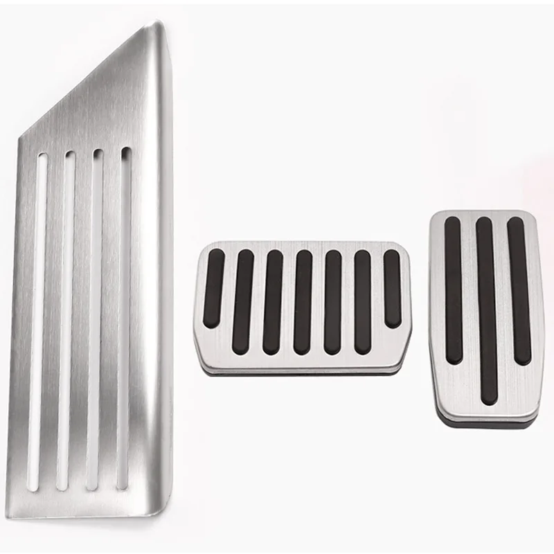 

For Tesla Model 3 Model3 Accessories Aluminum alloy Foot Pedal Accelerator Gas Fuel Brake Pedal Rest Pedal Cover Car Styling